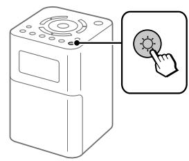 SONY XDR-V20D - Réglage de la luminosité de l'écran - 1