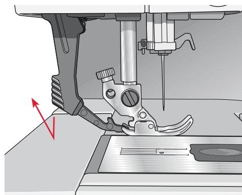 PFAFF E ELEMENT - Débrayer le système IDT™ - 3