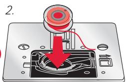PFAFF SMARTER 130S - Mise en place de la canette - 3