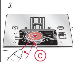 PFAFF SMARTER 130S - Mise en place de la canette - 2