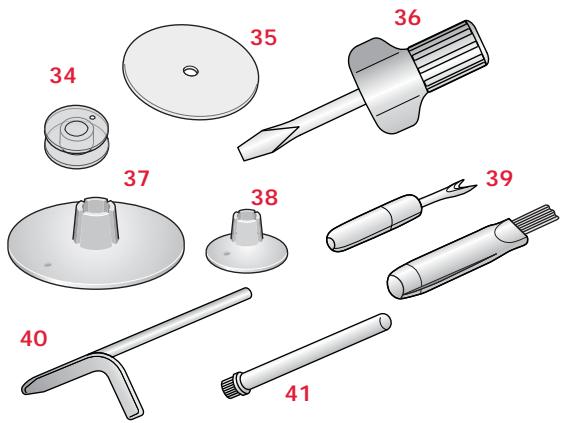PFAFF SMARTER 130S - Accessoires inclus non illustrés - 1