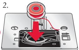 PFAFF SMARTERÂ™ 160S MECANIQUE - Mise en place de la canette - 4