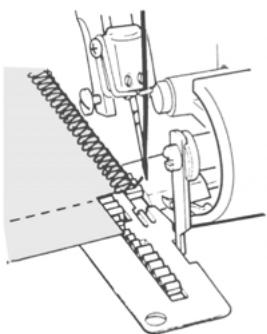 PFAFF SURJETEUSE 1230 OL - 2) Angle interieur - 4