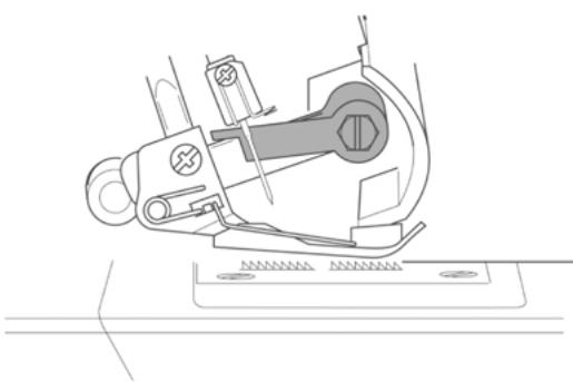 PFAFF SURJETEUSE 1230 OL - 2)Réalisation d'une couture d'assemblage décoratif - 7