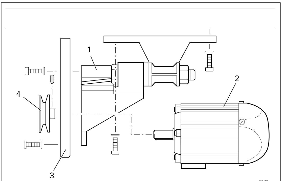PFAFF 335 - Réglage en hauteur de la plaque de table - 2