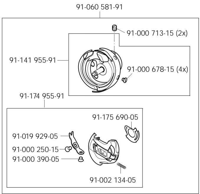 PFAFF 335 - Pièces d'usure - 6