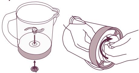 BEABA BABYCOOK DUO - Ripositionamento della lam: - 1