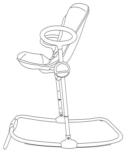 BEABA UP & DOWN - INSTRUCTIONS FOR SETTING THE HEIGHT - 2