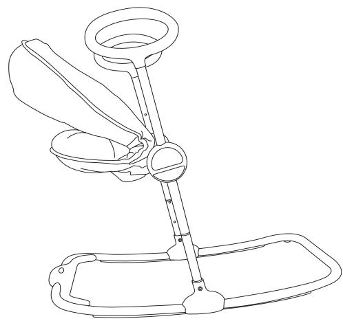 BEABA UP & DOWN - INSTRUCTIONS POUR LE RÉGLAGE DE L'INCLINAISON ET LE PLIAGE - 1