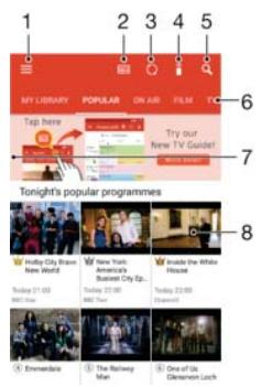 SONY XPERIA XA1 - The Video application - 1