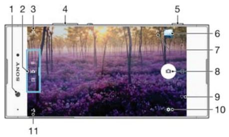 SONY XPERIA XA1 - Taking photos and recording videos - 1