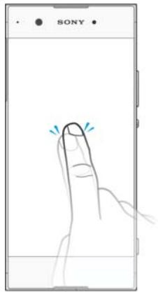 SONY XPERIA XA1 - Using the touchscreen - 1