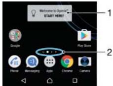 SONY XPERIA XA1 ULTRA - Home screen - 1