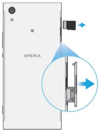 SONY XPERIA XA1 ULTRA - To remove a memory card - 1