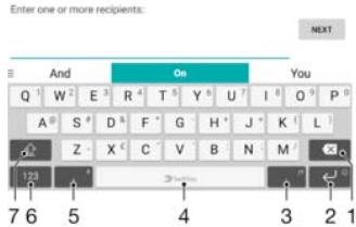 SONY XPERIA XA1 ULTRA - SwiftKey® keyboard - 1