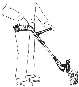 GARDENA CUT 400LI - Coupe des bords de pelouse difficiles : - 2