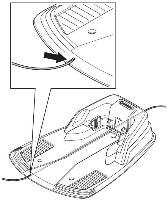 GARDENA R40LI - Placement et connexion du cable guide - 1