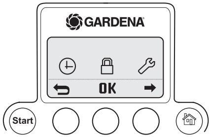 GARDENA R40LI - Sous-menus - 1