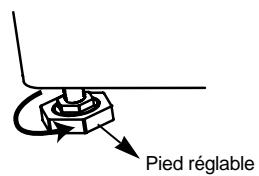 DAEWOO DWD-FV3222 - Réglage du niveau - 4