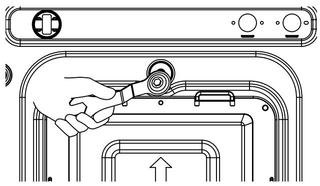 DAEWOO DWD-FV3222 - Extraction des vis de transport - 2