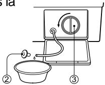 DAEWOO DWD-FV3222 - Nettoyage du filtr de vidange - 2