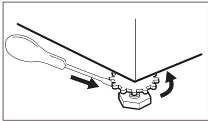 AEG L 61270 BI - Positionnement et mise de niveau - 2