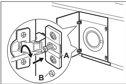 AEG L 61270 BI - Préparation et assemblage de la porte - 4