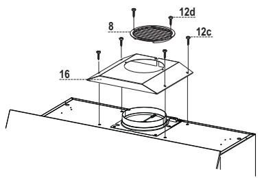 AEG X69453MV02 - RECIRCULATION VERSION AIR OUTLET - 1