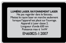 MAC ALLISTER MEJS750 - Allumer/éteindre le laser et la lampe de travail - 3