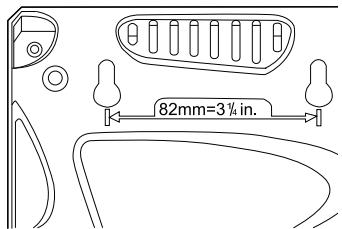 MAC ALLISTER MLM3635-LI-2,  MLMP36BL - Trous pour le montage mural - 1