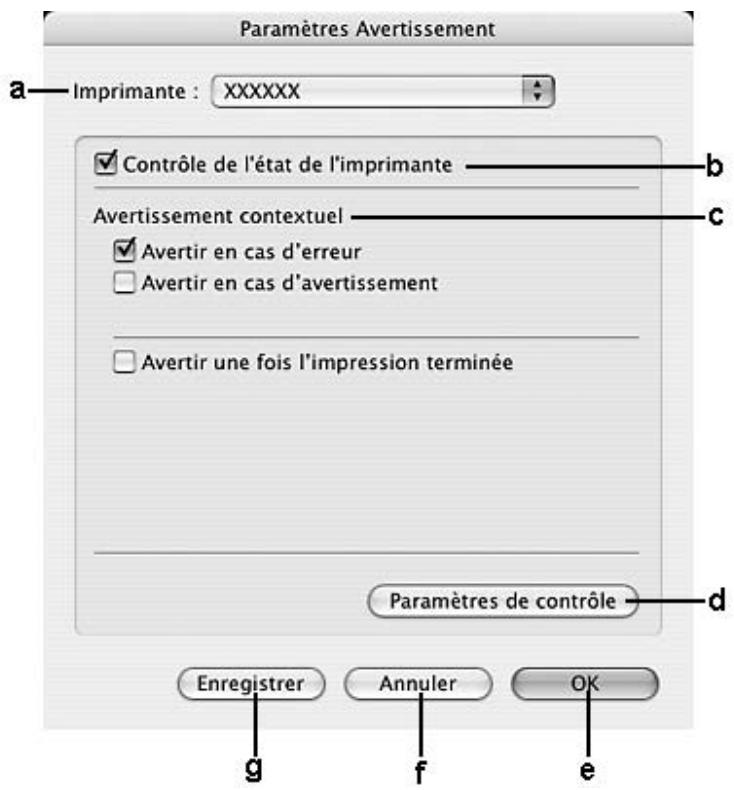 EPSON ACULASER C2800DTN - Paramètres de notification - 1