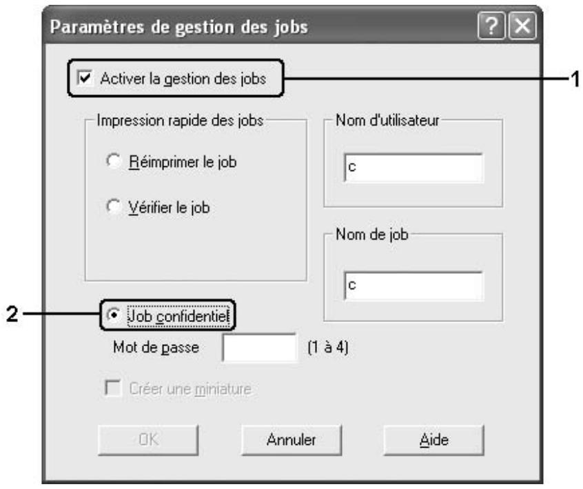EPSON ACULASER C2800DTN - Remarque : - 1