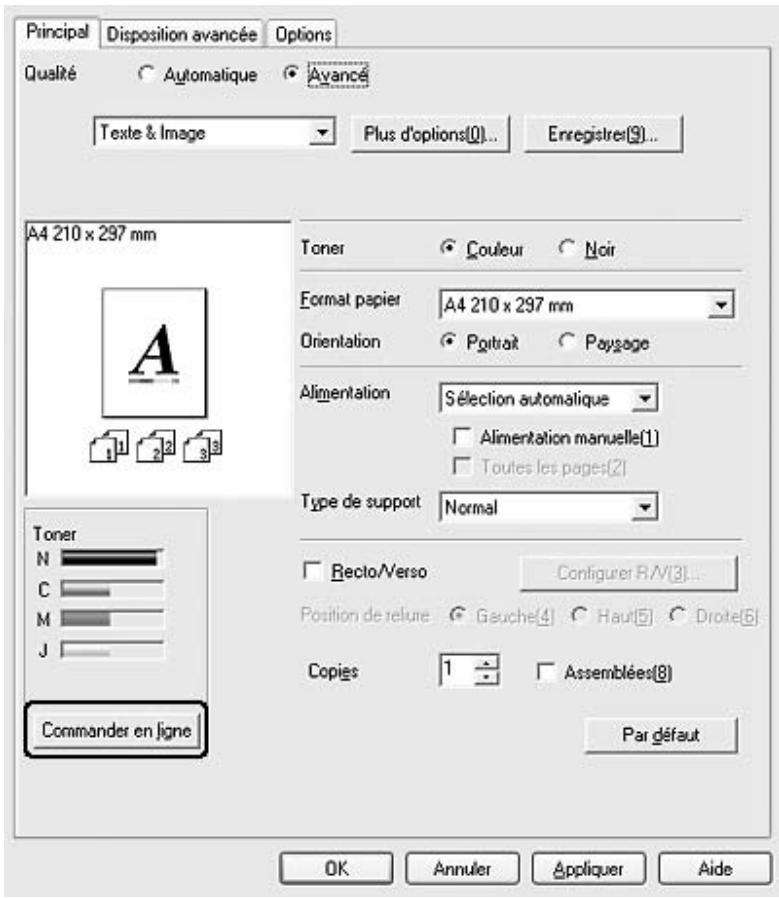 EPSON ACULASER C2800DTN - Commande de consommables - 1