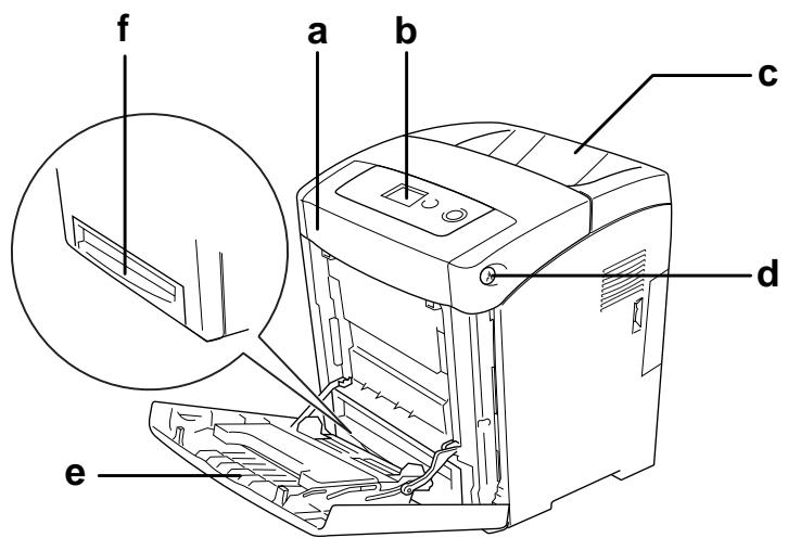 EPSON ACULASER C2800DTN - Vue avant - 1