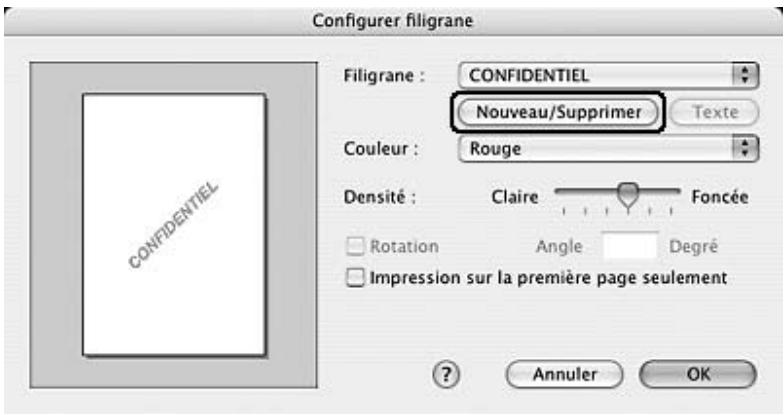 EPSON ACULASER C2800DTN - Cliquez sur nouveau/supprimer. - 1