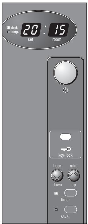 ZIBRO SRE260 - E SETTING THE REQUIRED TEMPERATURE - 1