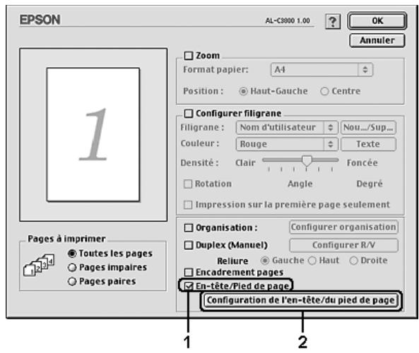 EPSON ACULASER C3800DTN, ACULASER C3800N, ACULASER C3800DN - Pour les utilisateurs de Mac OS 9 - 1