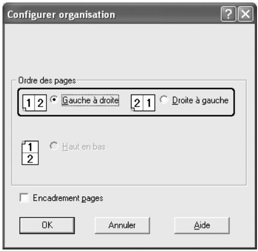 EPSON ACULASER C3800DTN, ACULASER C3800N, ACULASER C3800DN - Modification de l'organisation d'une impression - 2