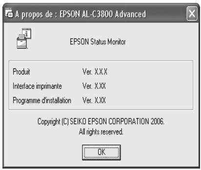 EPSON ACULASER C3800DTN, ACULASER C3800N, ACULASER C3800DN - Informations relatives à EPSON Status Monitor - 1