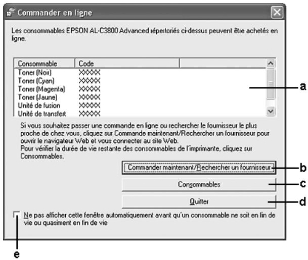 EPSON ACULASER C3800DTN, ACULASER C3800N, ACULASER C3800DN - Remarque : - 1