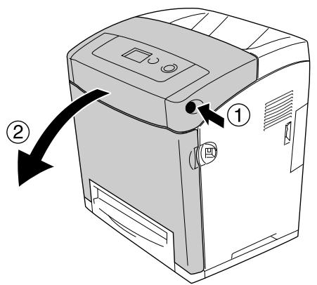 EPSON ACULASER C3800DTN, ACULASER C3800N, ACULASER C3800DN - Installation de l'unité recto verso - 2