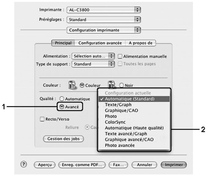 EPSON ACULASER C3800DTN, ACULASER C3800N, ACULASER C3800DN - Pour les utilisateurs de Mac OS X - 1