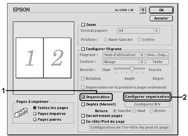 EPSON ACULASER C3800DTN, ACULASER C3800N, ACULASER C3800DN - Pour les utilisateurs de Mac OS 9 - 1