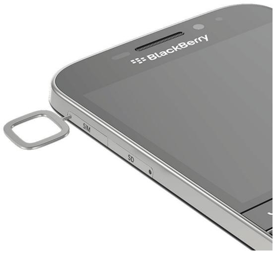 BLACKBERRY CLASSIC - Insérer la carte SIM - 1