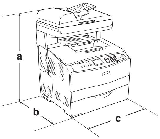 EPSON ACULASER CX11NF - Caracteristiques mécaniques - 1