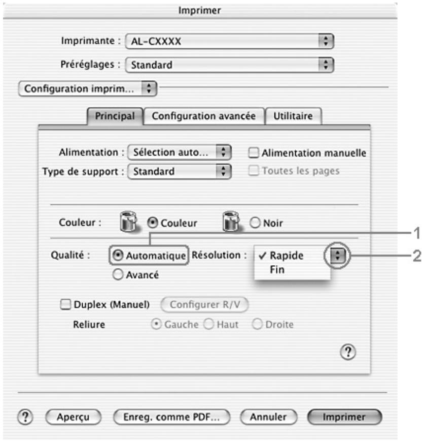 EPSON ACULASER CX11NF - Remarque : - 1