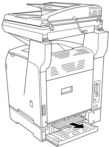 EPSON ACULASER CX11NF - Bourrage LC/G (unité papier en option et capot G) - 5