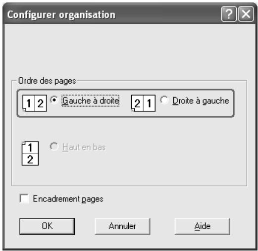 EPSON ACULASER CX11NF - Modification de l'organisation d'une impression - 2