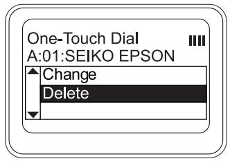 EPSON ACULASER CX11NF - Suppression de destinataires - 4