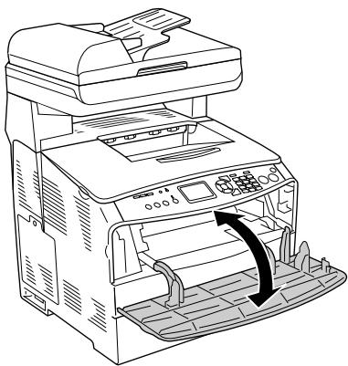 EPSON ACULASER CX11NF - Lorsque des transparents sont coincés dans le bac BM - 4